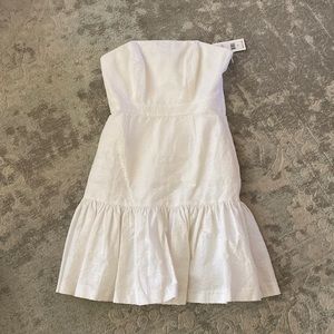 NWT vineyard vines strapless jacquard dress